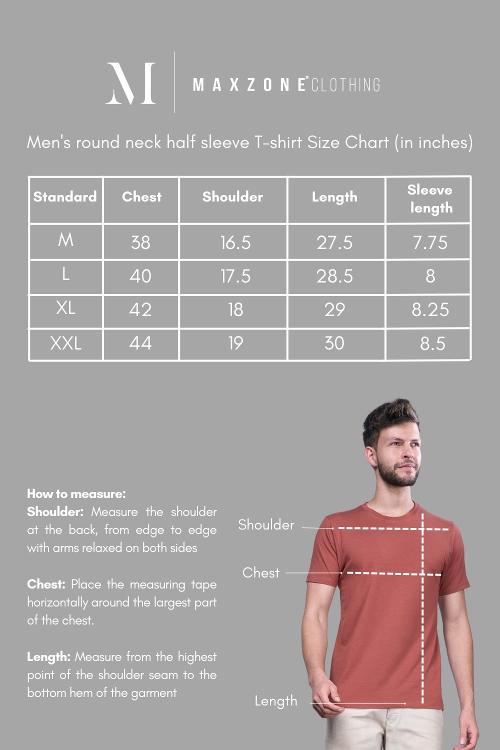 Russet - Stretch t-shirt T-SHIRT Maxzone Clothing   