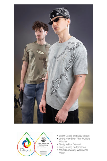 Hustle Oversize Drop Shoulder T-shirt Pack of 100
