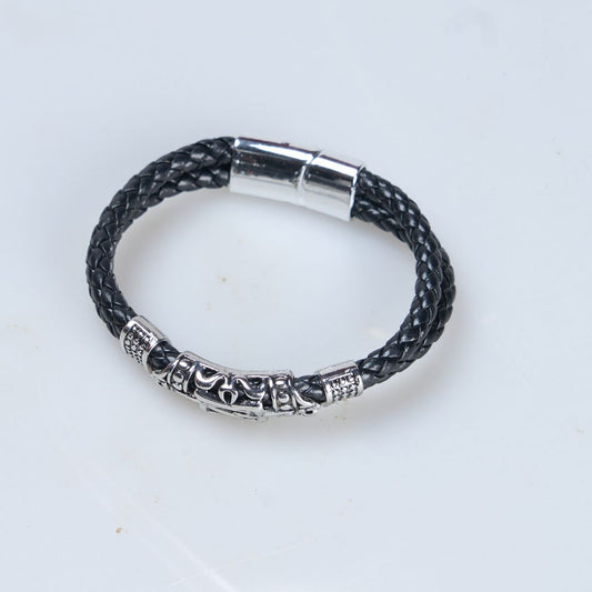 Black and Silver Bracelet