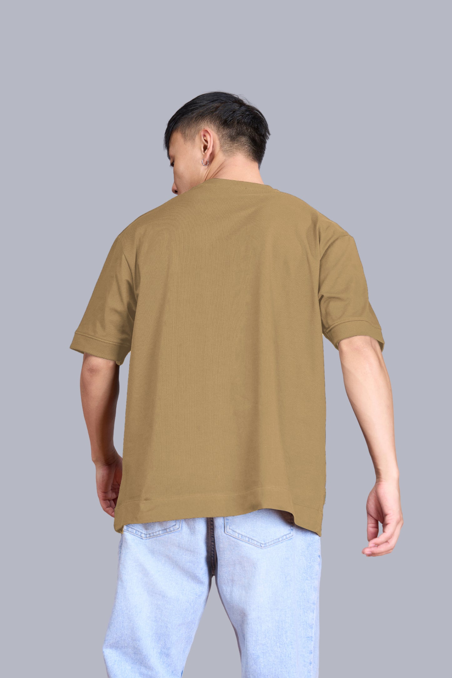 Olive - Oversized drop shoulder Oversized Maxzone Clothing   